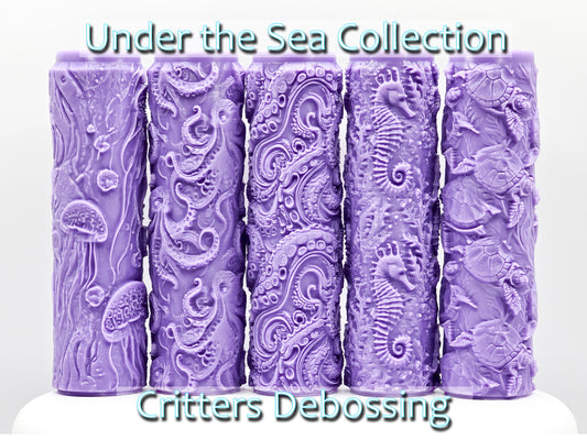Under the Sea Collection Intricate Detail Texture Rollers