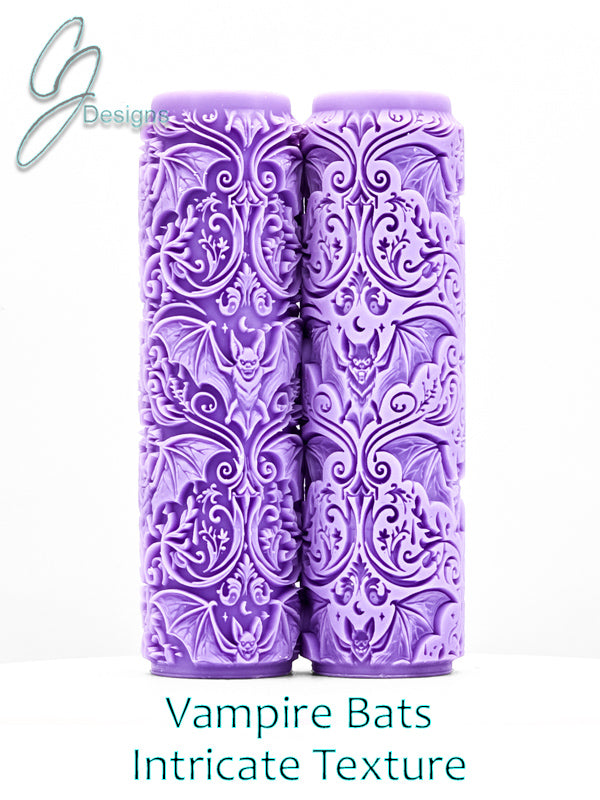 Vampire Bats Intricate Detail Texture Roller