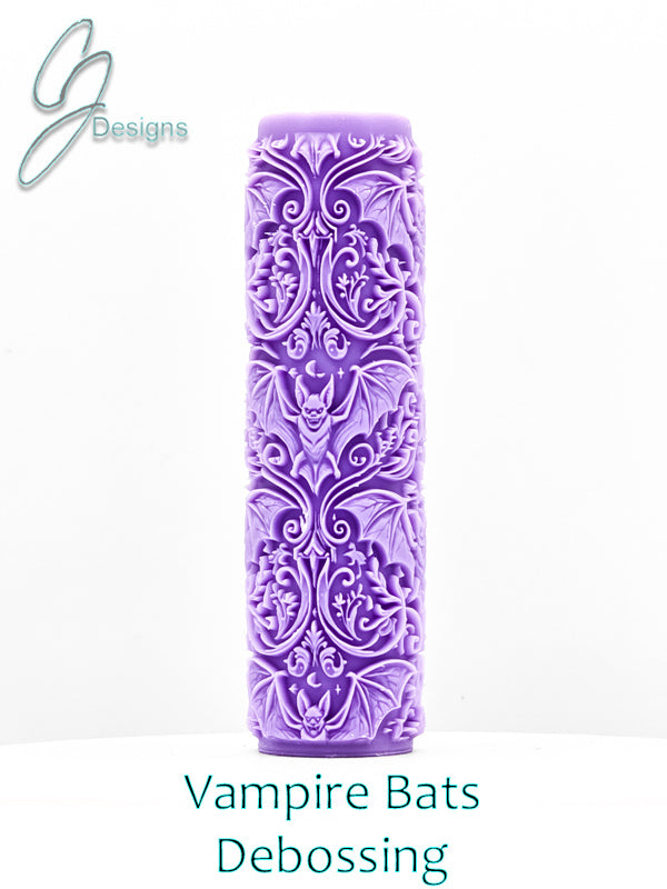 Vampire Bats Intricate Detail Texture Roller