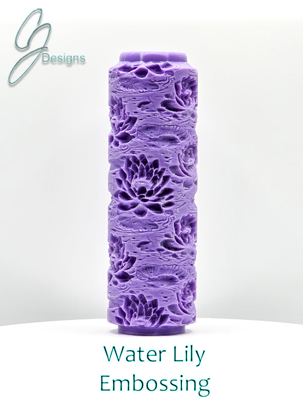 Water Lilies Floral Collection Ultra Deep Texture Roller
