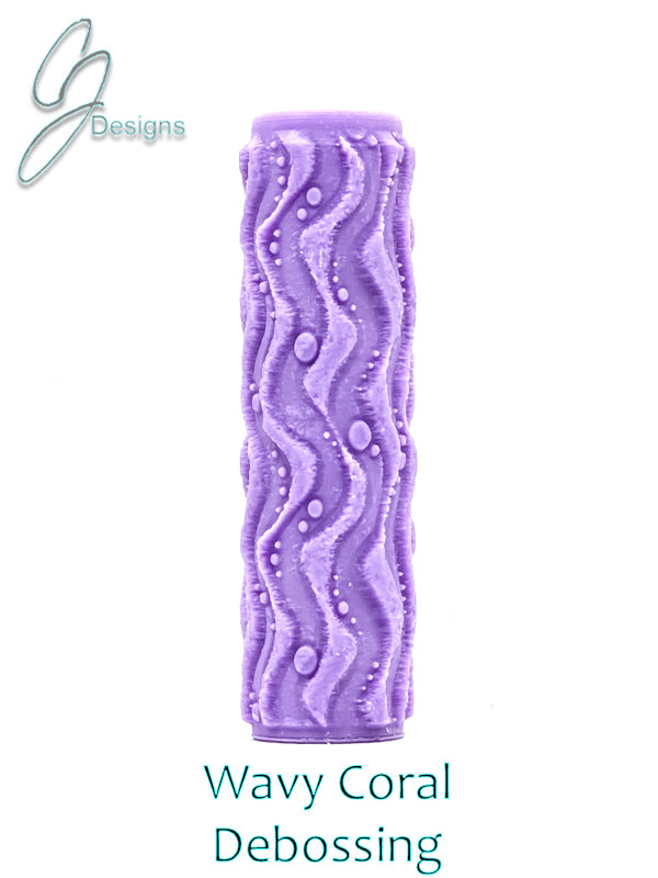Wavy Coral Intricate Detail Texture Roller