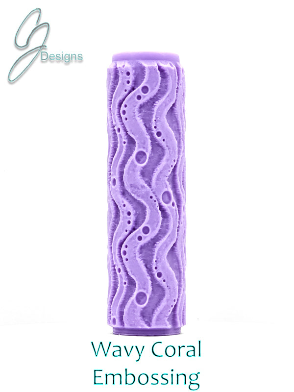 Wavy Coral Intricate Detail Texture Roller