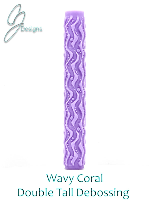Wavy Coral Intricate Detail Texture Roller