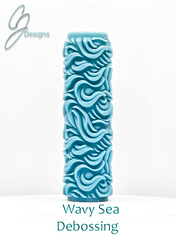 Wavy Sea Deep Impression Texture Rollers