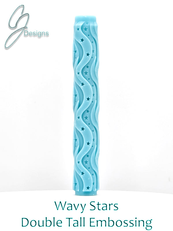 Wavy Stars Deep Impression Texture Roller