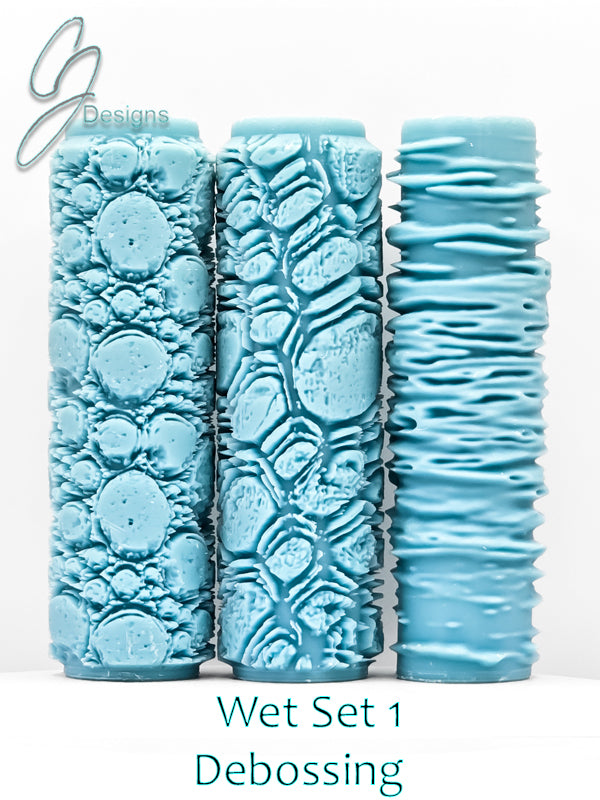 Wet Set Collection 1 & 2 Deep Impression Texture Rollers