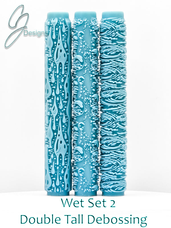 Wet Set Collection 1 & 2 Deep Impression Texture Rollers