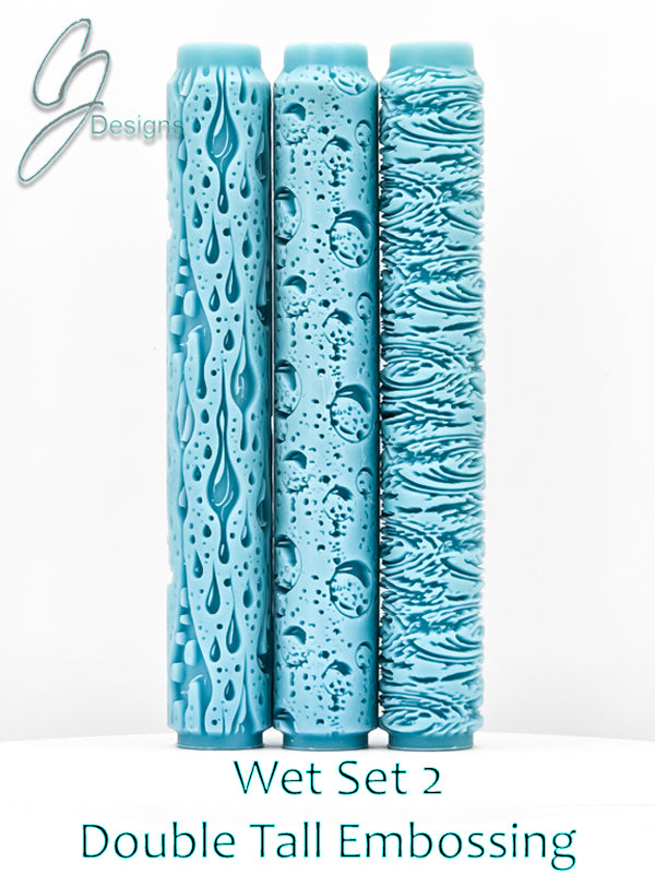 Wet Set Collection 1 & 2 Deep Impression Texture Rollers