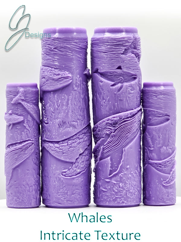 Whale Intricate Detail Texture Roller