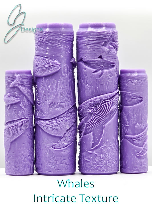 Whale Intricate Detail Texture Roller