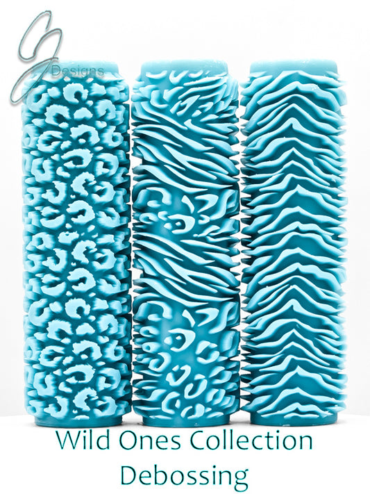 Wild Ones Collection Deep Impression Texture Rollers