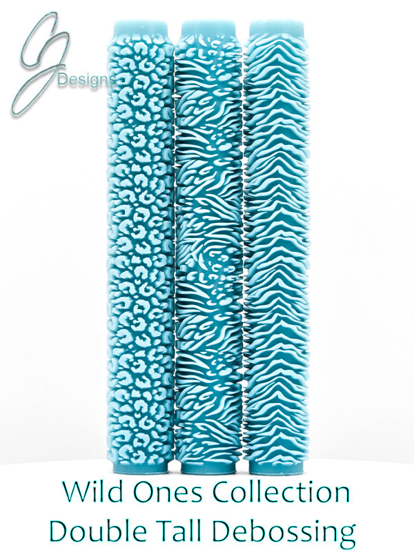 Wild Ones Collection Deep Impression Texture Rollers