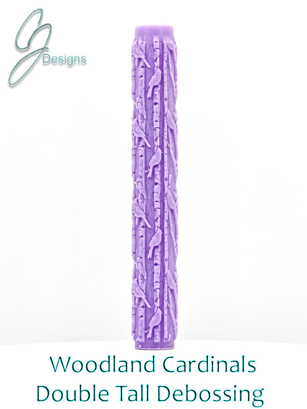 Woodland Cardinals Intricate Detail Texture Roller