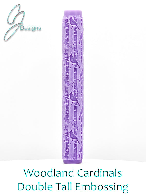 Woodland Cardinals Intricate Detail Texture Roller