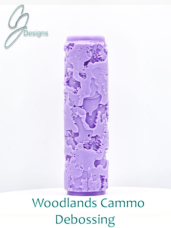 Woodlands Cammo Intricate Detail Texture Roller