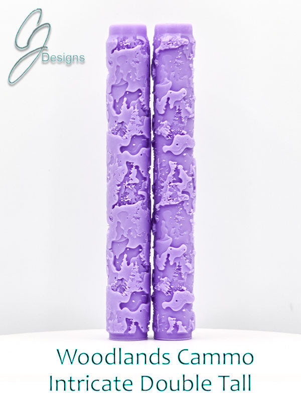 Woodlands Cammo Intricate Detail Texture Roller