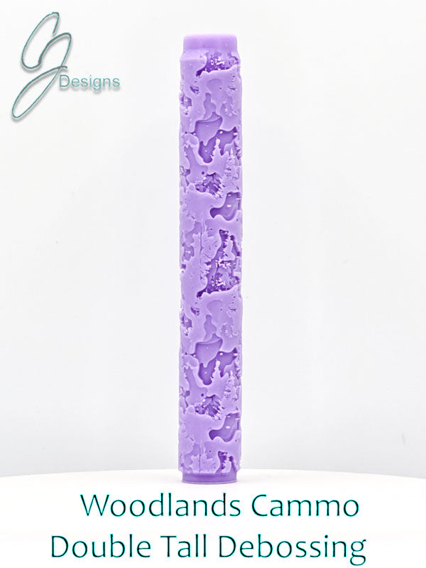 Woodlands Cammo Intricate Detail Texture Roller