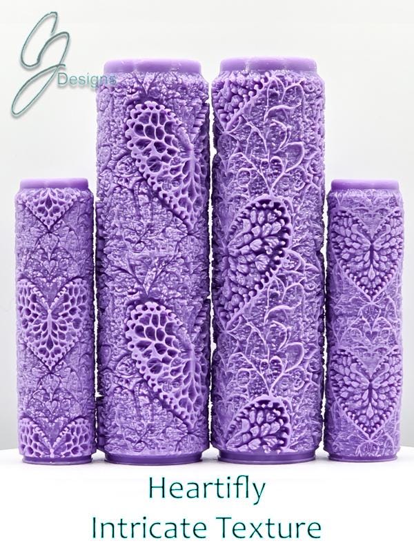 Heartifly Intricate Detail Texture Roller
