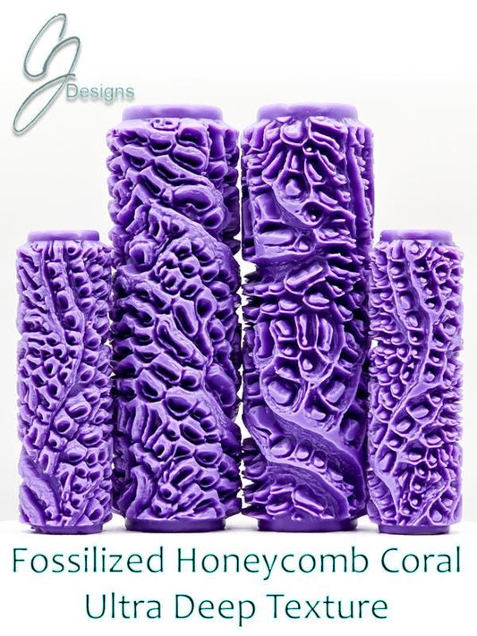 Fossilized Honeycomb Coral Nature's Textures Collection Ultra Deep Texture Roller