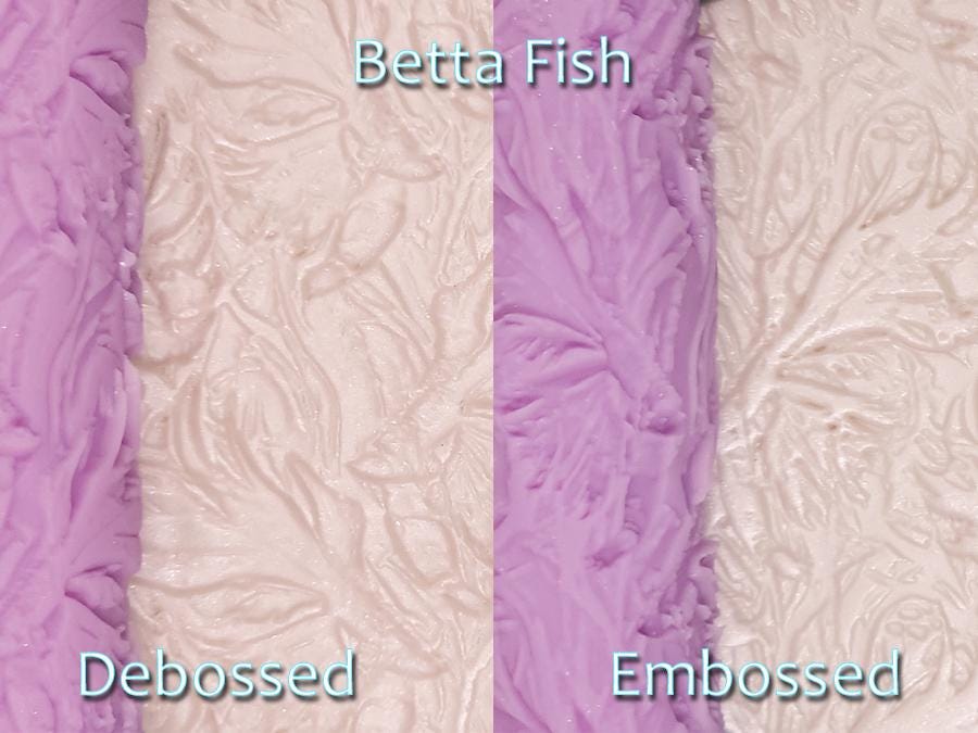Betta Fish Intricate Detail Texture Roller