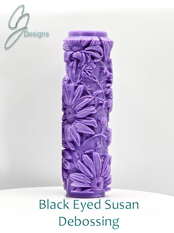 Black Eyed Susan Floral Collection Ultra Deep Texture Roller