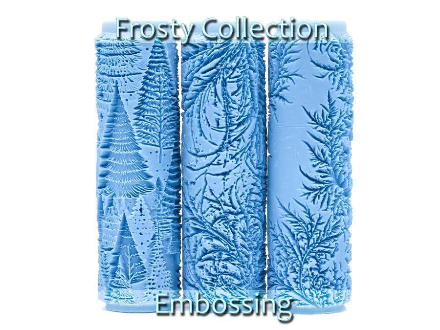 Frosty Collection 3pack Deep Impression Texture Roller