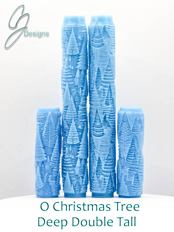O Christmas Tree Deep Impression Texture Roller